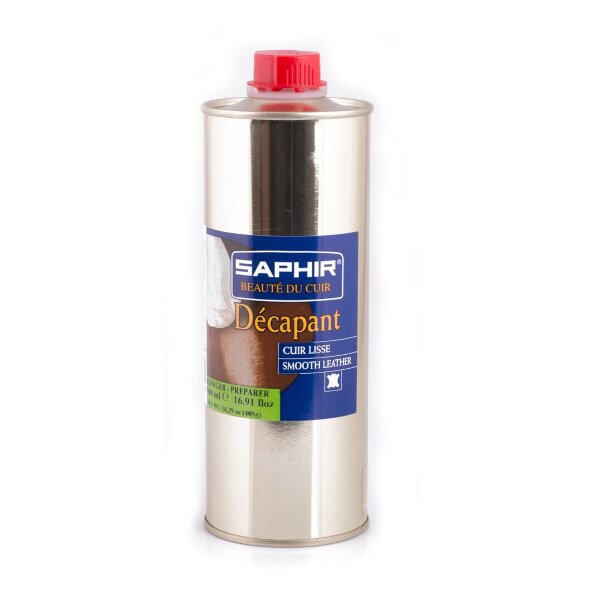 Очиститель Saphir Decapant для кожи, 500мл.