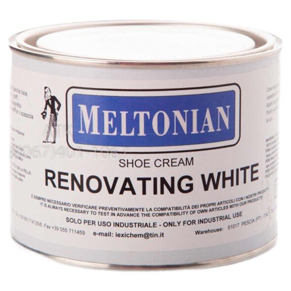 Крем для обуви из кожи Renovating White