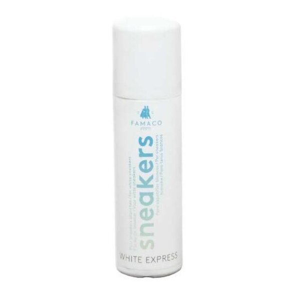 Белая краска для обуви Франция Famaco Sneakers White Express, 75 мл