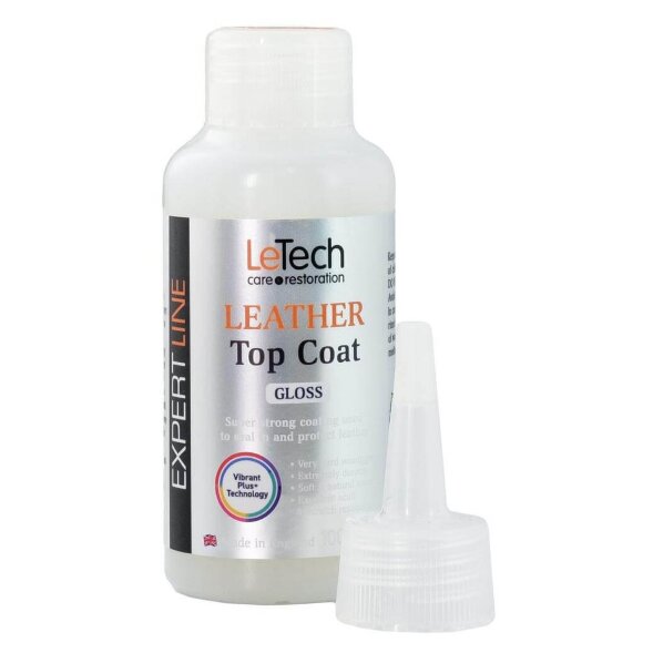 Защитный лак фиксатор для кожи Leather Top Coat Gloss