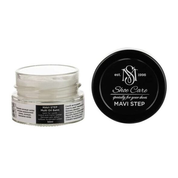 Краска бальзам для замши и нубука Франция MAVI STEP Multi Oil Balm, 50 мл