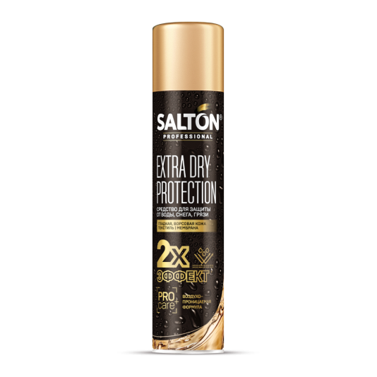 Защита от воды Salton Professional для гл. кожи, замши, нубука, велюра и текстиля НОВАЯ ФОРМУЛА 300 мл