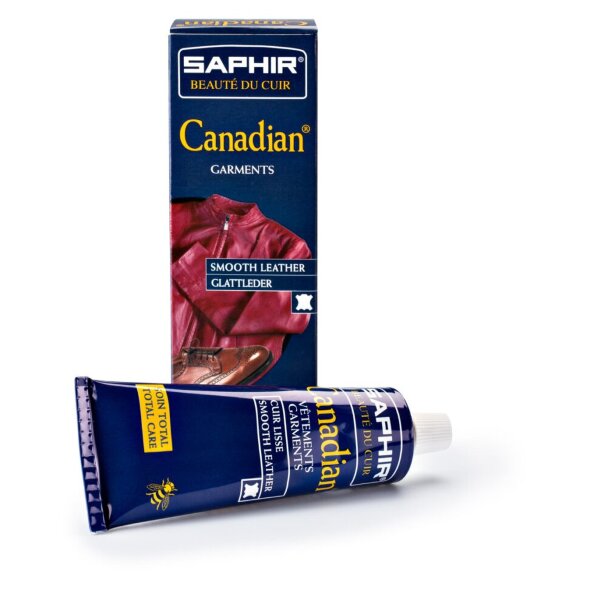 Крем-воск для кожи Saphir Canadian, 75мл.