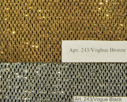 243/Vogue, синтетический материал для верха обуви с рисунком на текстильной основе, цв. черный