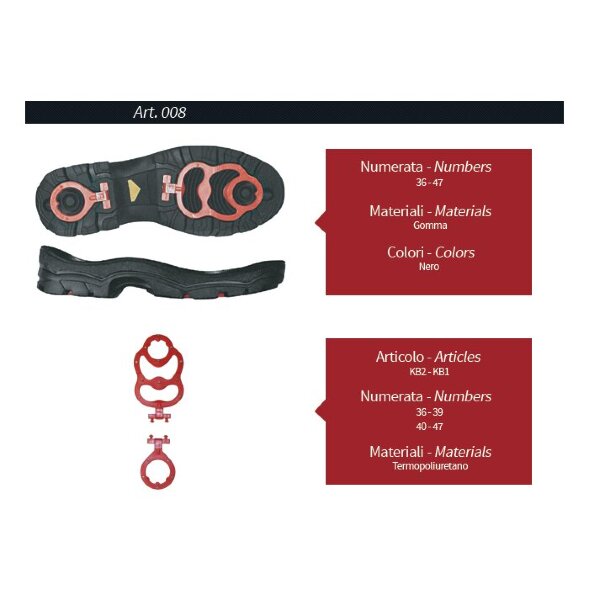 Подошва из резины 008