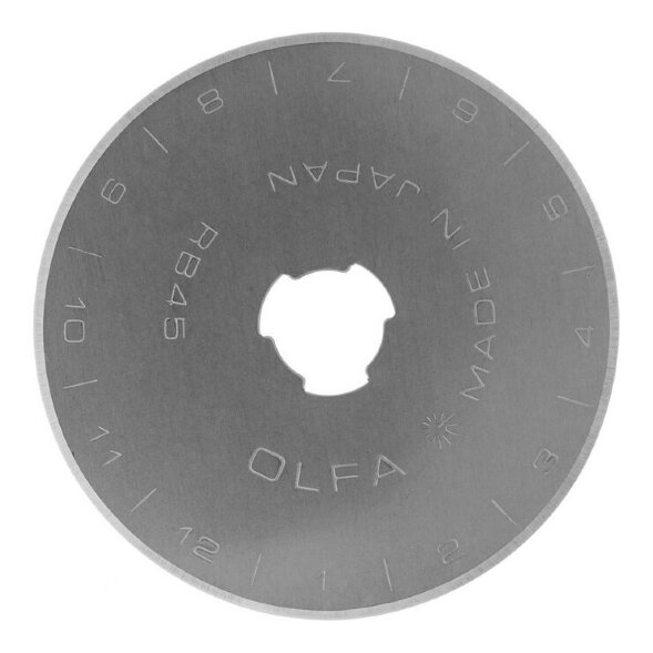 Лезвие для ножа OLFA круглое для RTY-2/G, 45-С, 45х0,3 мм. OL-RB45-1