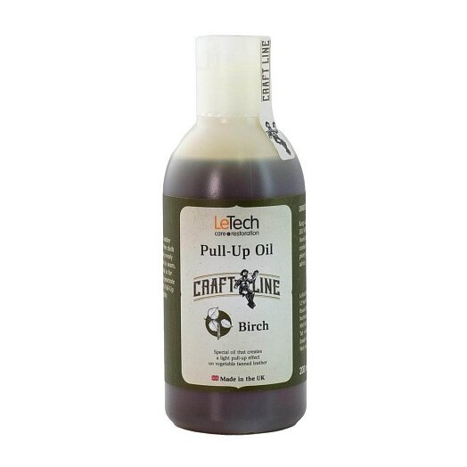 Масло для кожаных изделий Пулл-Ап c запахом дегтя Pull Up Oil Birch