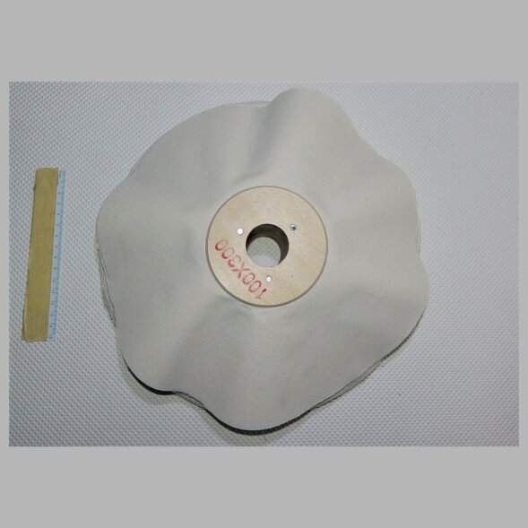 Щетка х/б, для финишной отделки кожи, 100х300, натуральный, 0163001 300