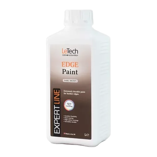 Краска для уреза кожи Leather Edge Paint Dark Brown 1л LeTech 010871000