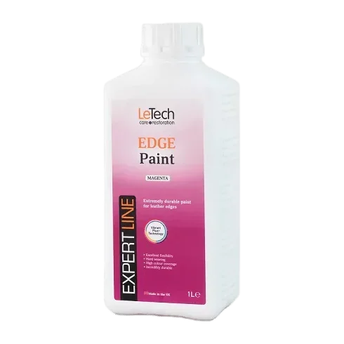 Краска для уреза кожи Leather Edge Paint Magenta 1л LeTech 010861000