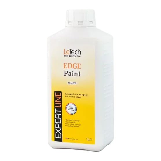 Краска для уреза кожи Leather Edge Paint Yellow 1л LeTech 010821000